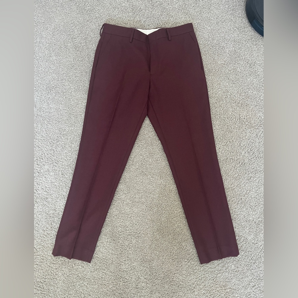 J. Crew Men's Dress Pants - Burgundy